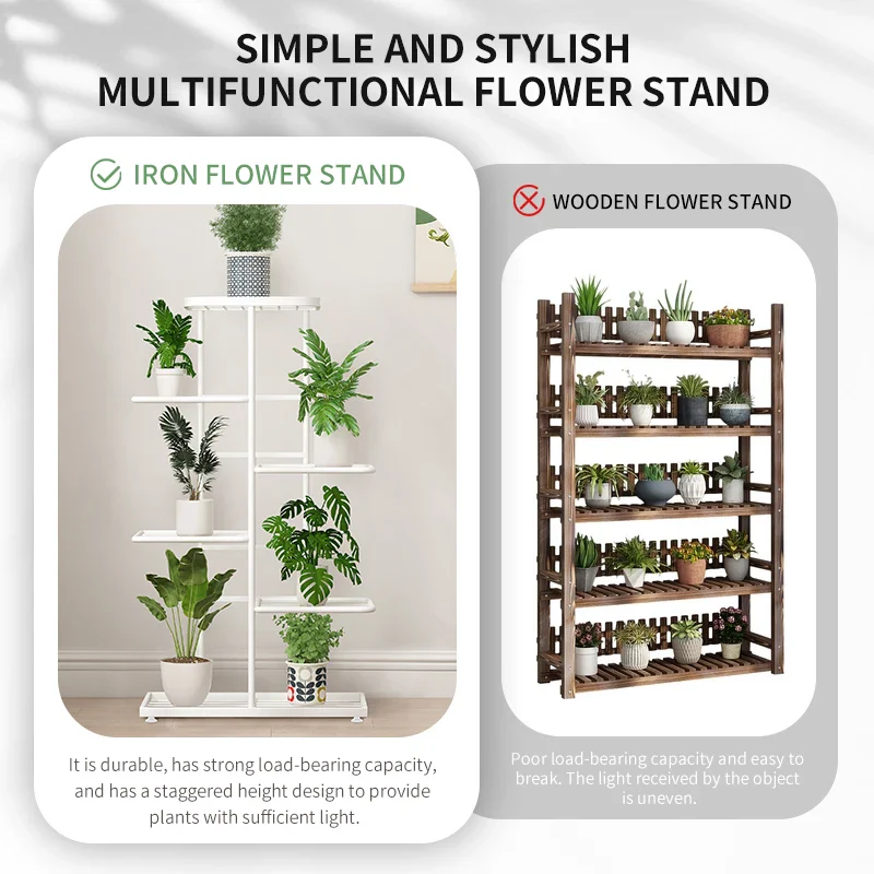 4/5/6 Layer Iron Plant Stand - Image 6