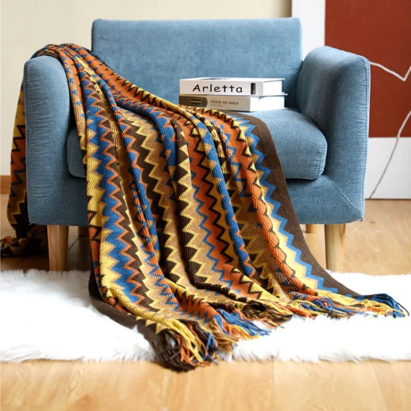 Bohemian Knit Blanket - Image 3