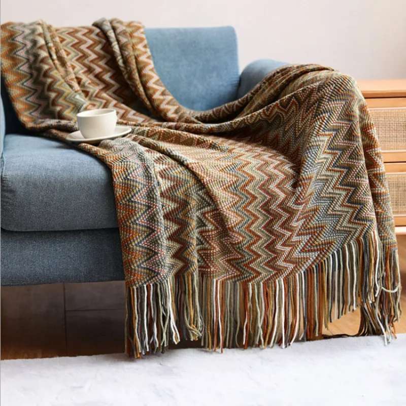 Bohemian Knit Blanket - Image 5