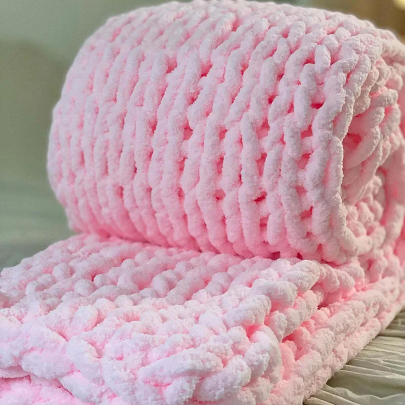Chunky Knit Chenille Blanket - Image 11