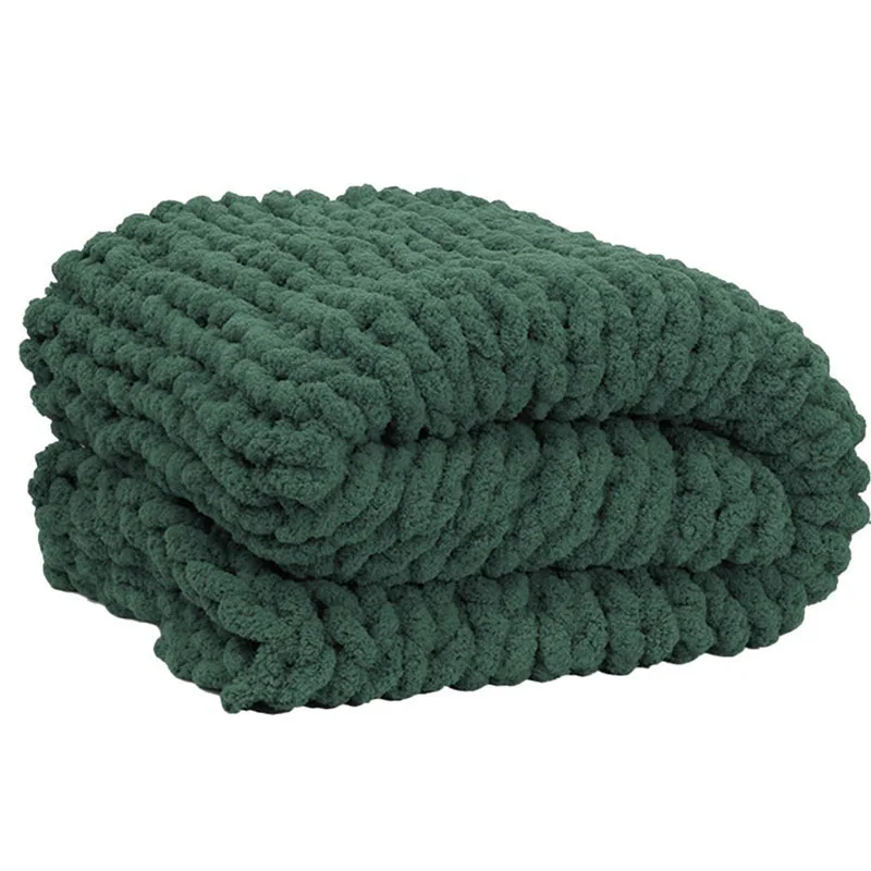 Chunky Knit Chenille Blanket - Image 18