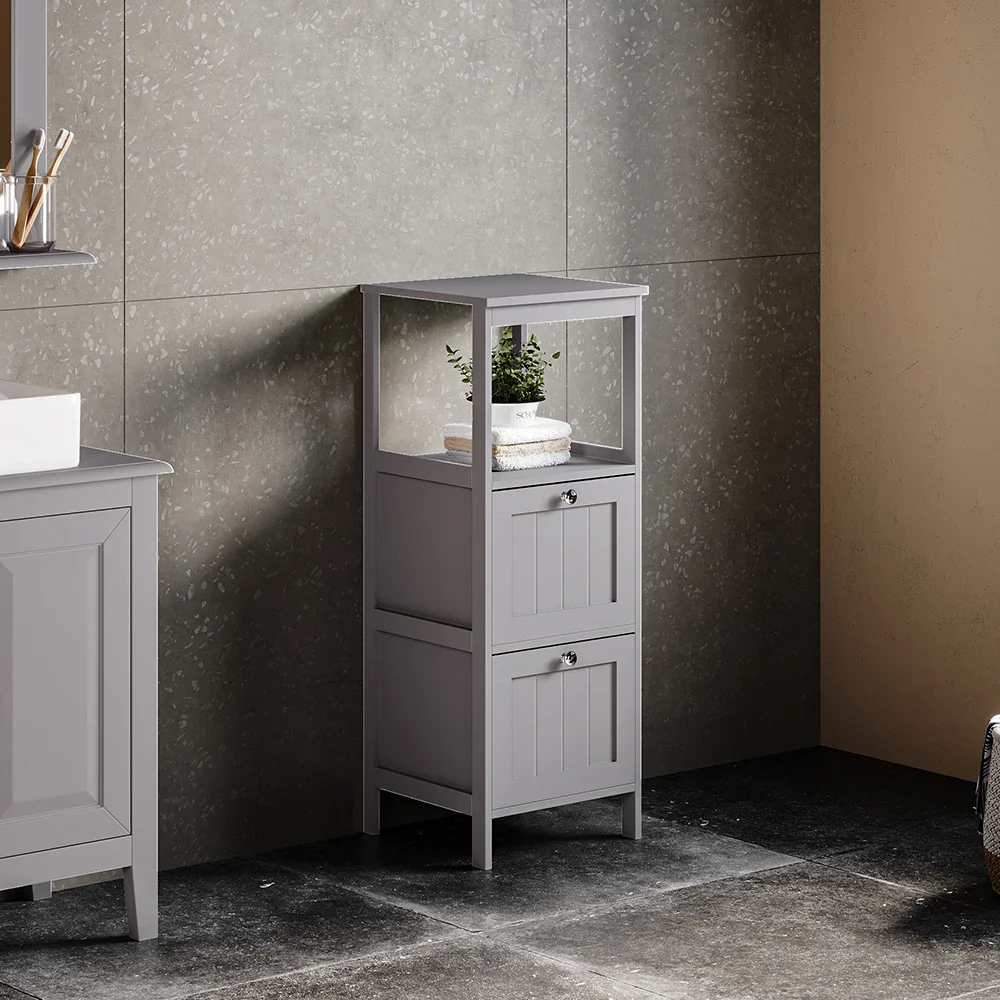 Compact Wooden Bathroom Cabinet - Image 3