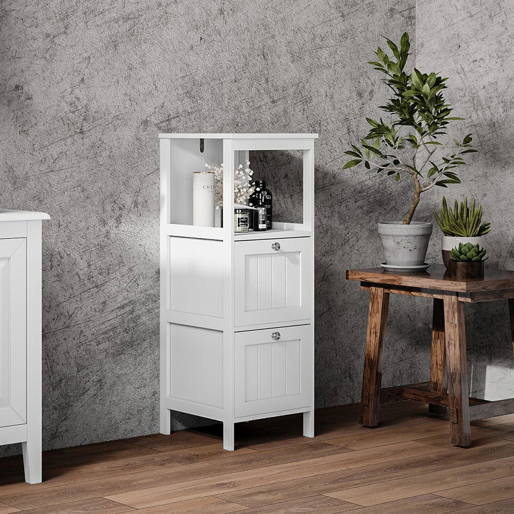 Compact Wooden Bathroom Cabinet - Image 4