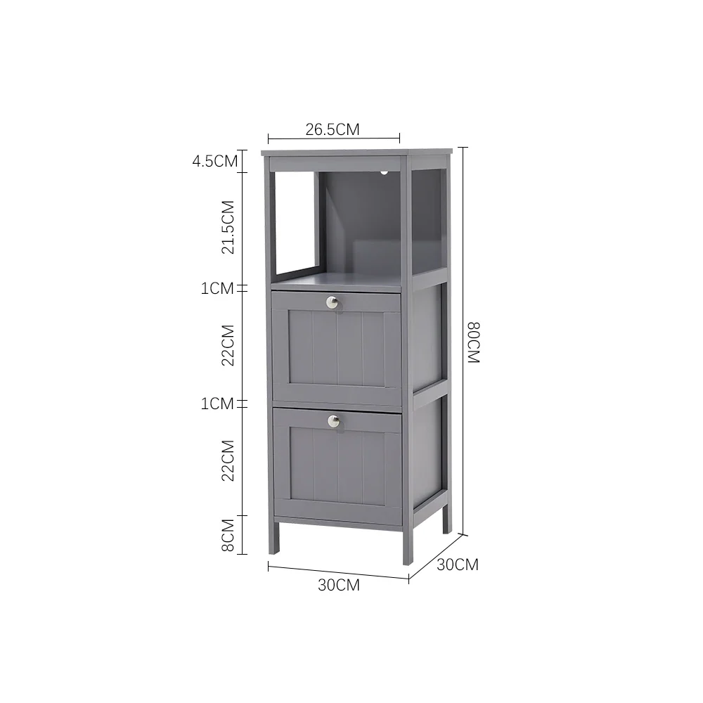 Compact Wooden Bathroom Cabinet - Image 6