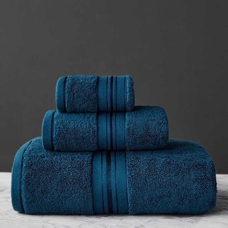Egyptian Cotton Stripe Towel Set - Image 22