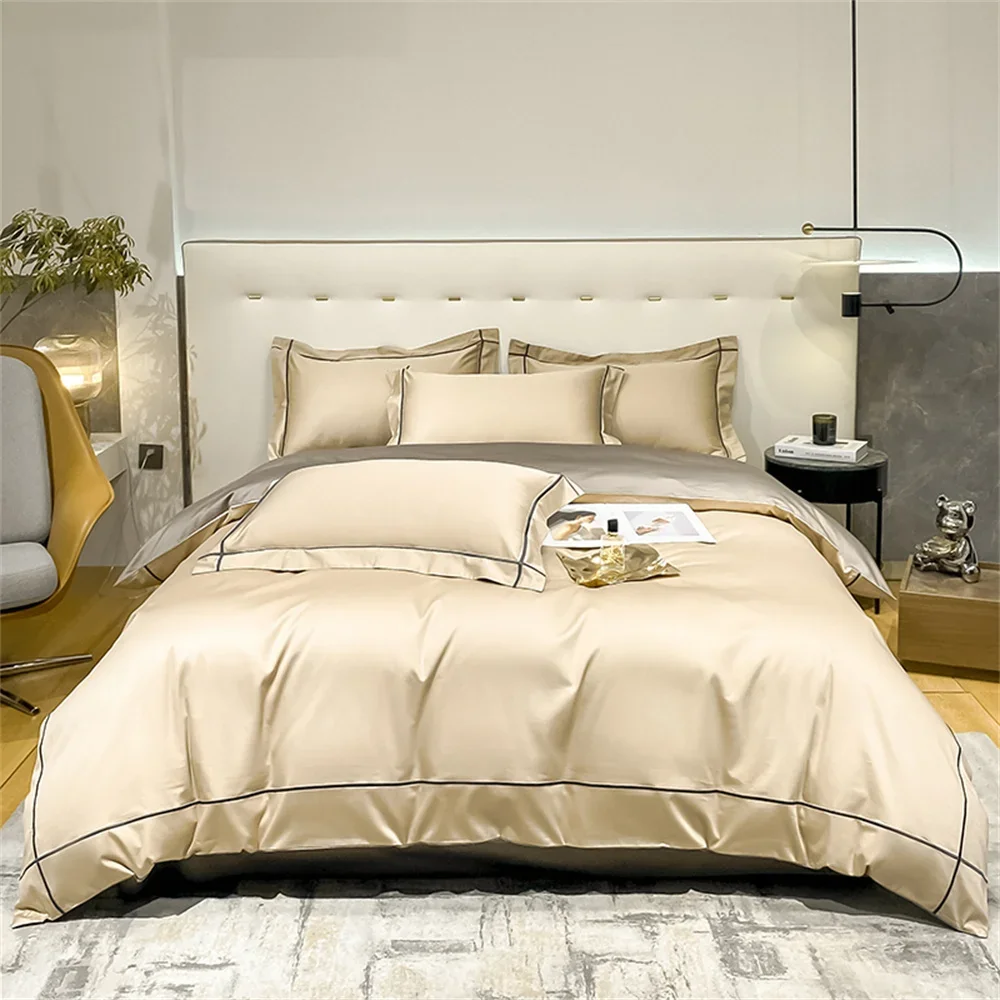 Solid Color Egyptian Cotton Bedding Sets - Image 17