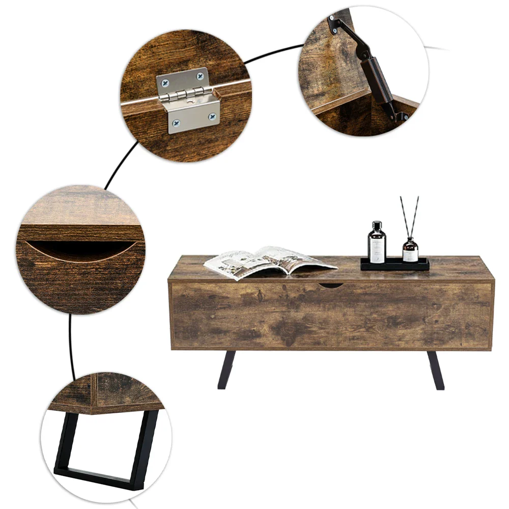 Industrial Flip-Top Storage Bench - Image 5