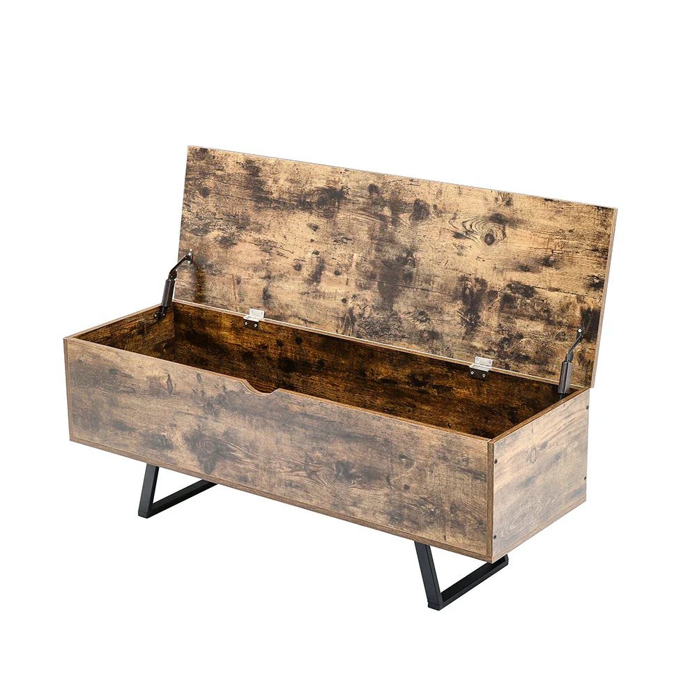 Industrial Flip-Top Storage Bench - Image 7