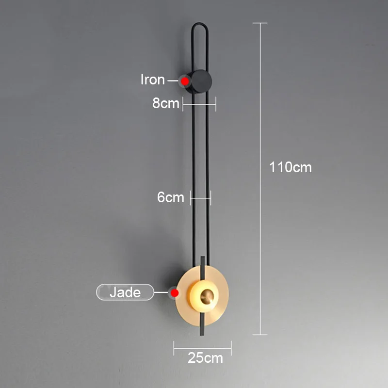 Jade Pole Wall Lamp - Image 7