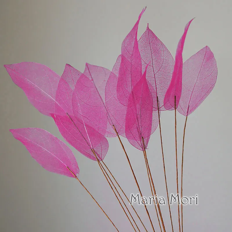 Lucent Leaf Vein Decoration Stems - Image 17