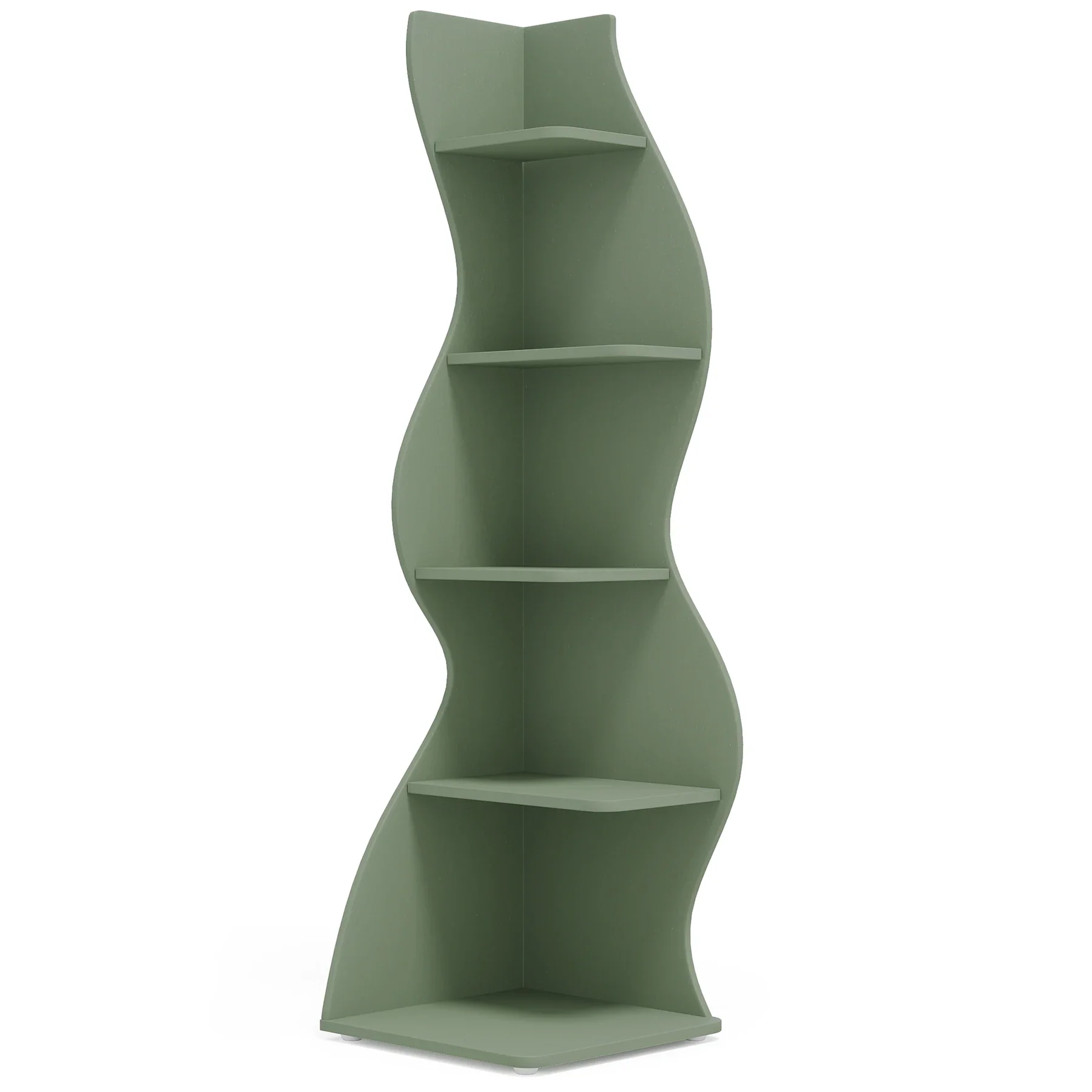 Modern 5-Tier Corner Shelf - Image 10