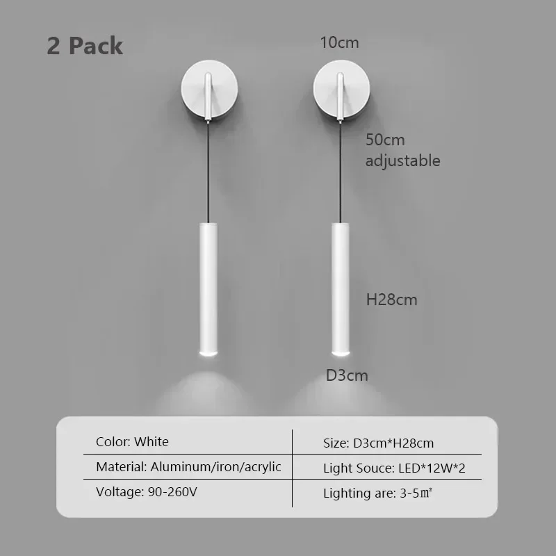 Modern Aluminum LED Wall Sconce - Image 11