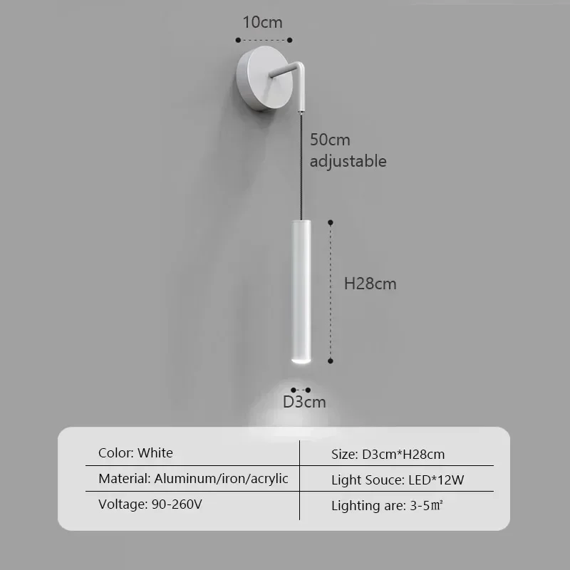 Modern Aluminum LED Wall Sconce - Image 7