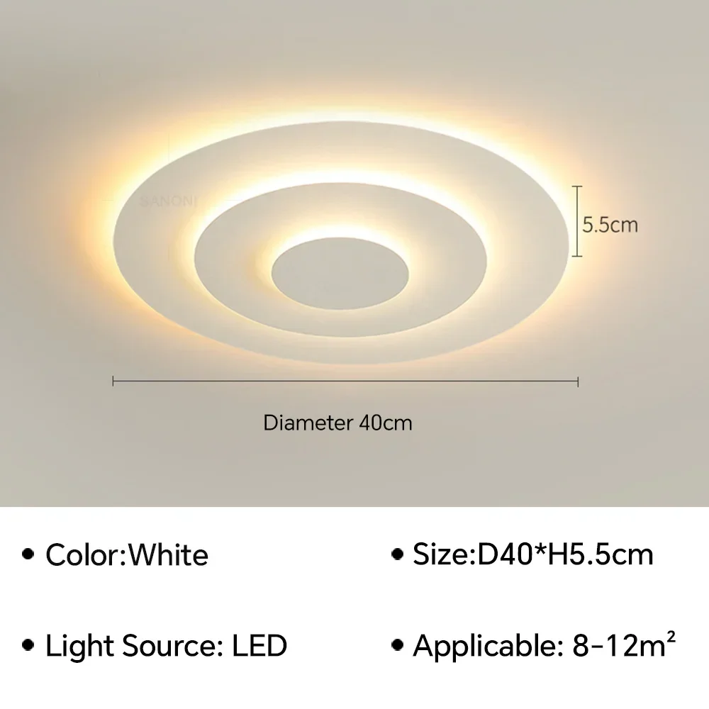 Modern Flush Mount Ceiling Light - Image 15