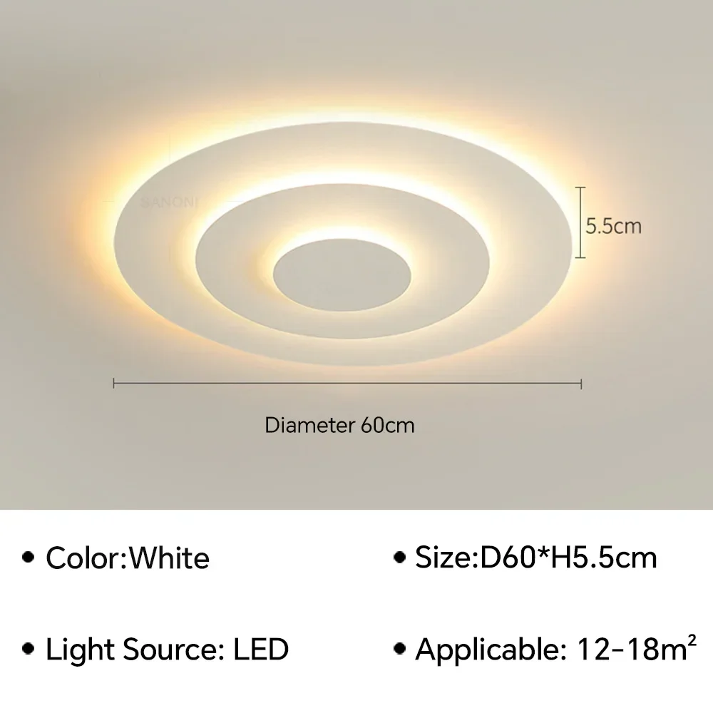 Modern Flush Mount Ceiling Light - Image 17