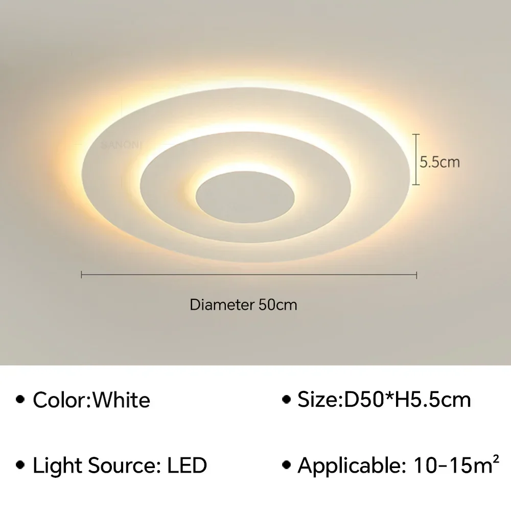 Modern Flush Mount Ceiling Light - Image 18