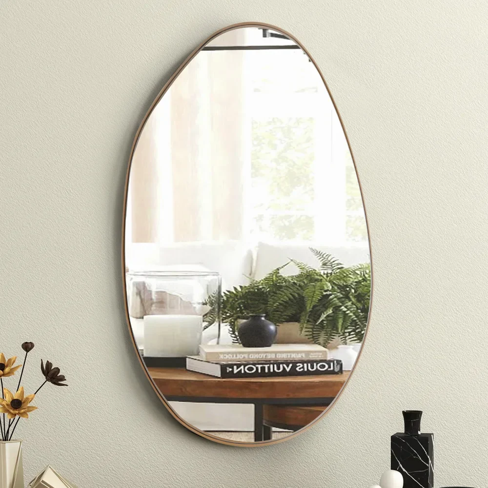 Modern Metal Wall Mirror - Image 5