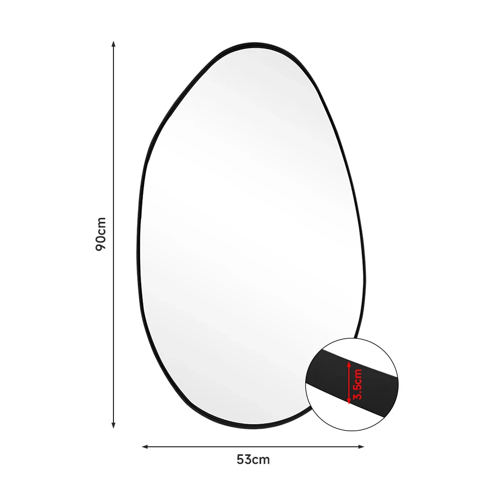 Modern Metal Wall Mirror - Image 7