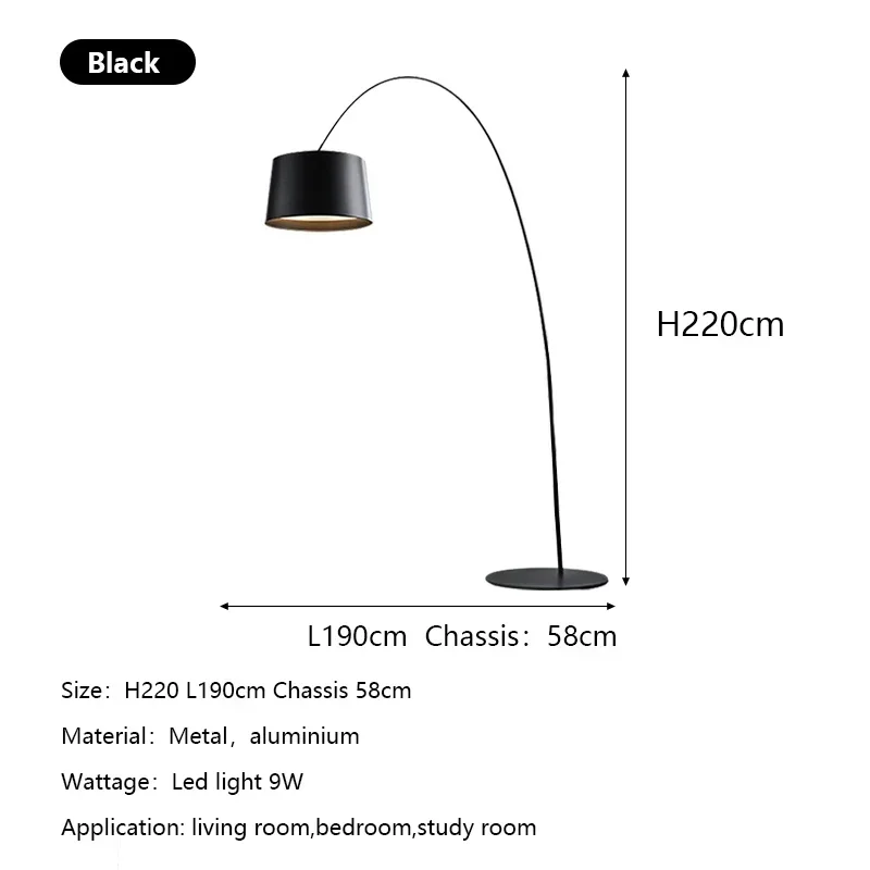 Modern Minimalist LED Floor Lamp - Image 9