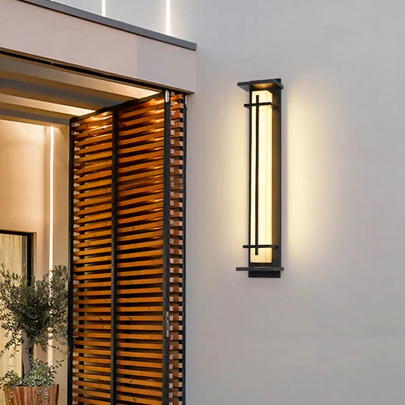 Modern Outdoor Stainless Steel Wall Lamp - Image 4