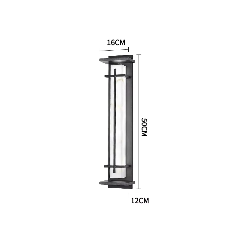 Modern Outdoor Stainless Steel Wall Lamp - Image 6