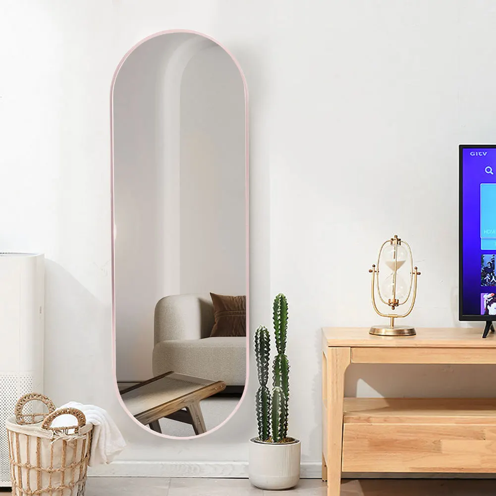 Modern Oval Wall Mirror - Image 4