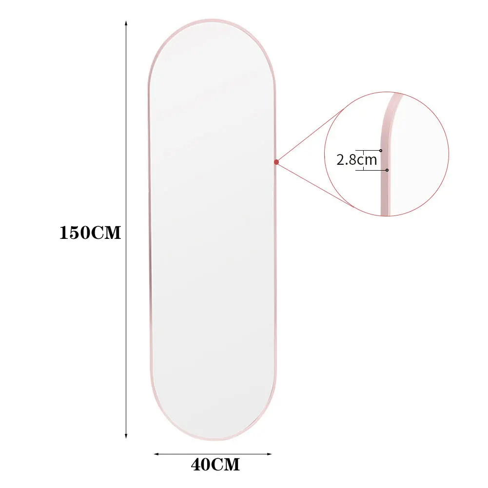 Modern Oval Wall Mirror - Image 8