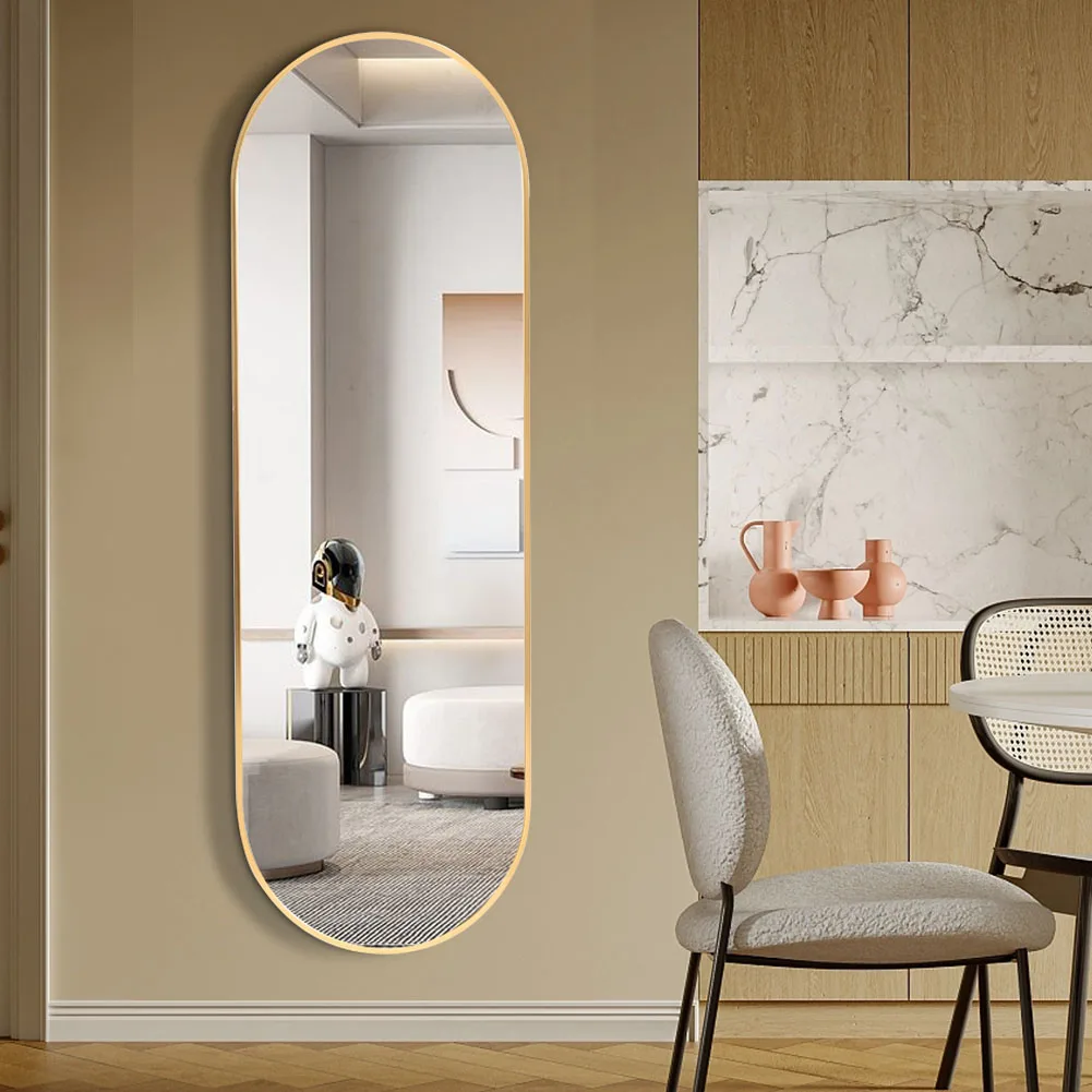 Modern Oval Wall Mirror - Image 9