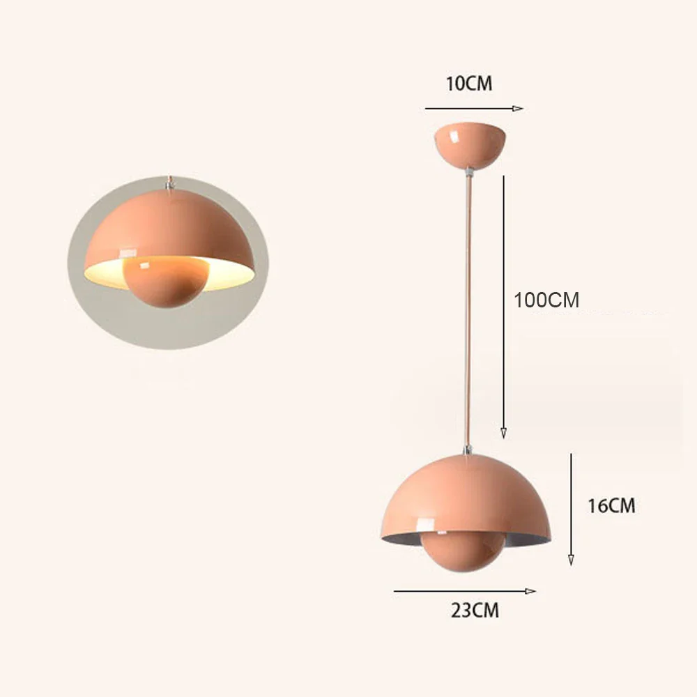 Modern Semicircular Pendant Light - Image 12