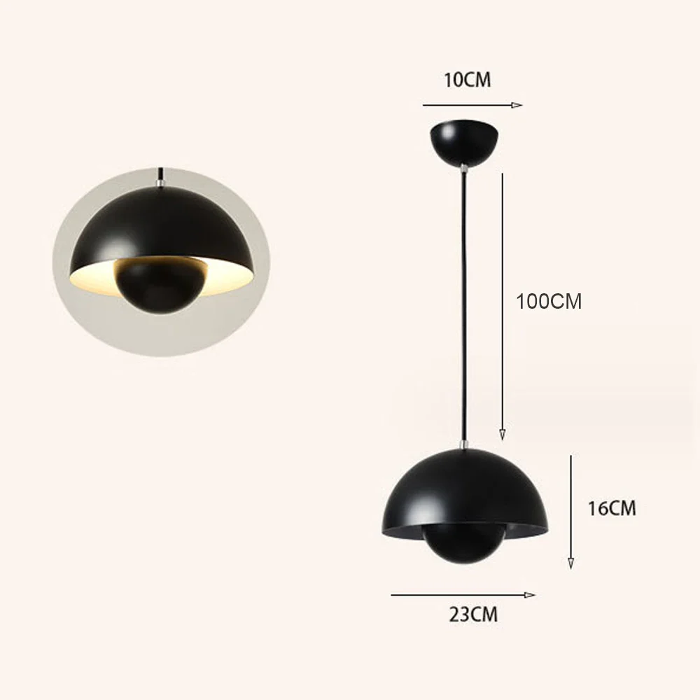 Modern Semicircular Pendant Light - Image 13