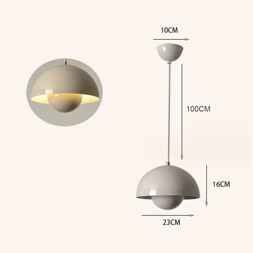 Modern Semicircular Pendant Light - Image 14