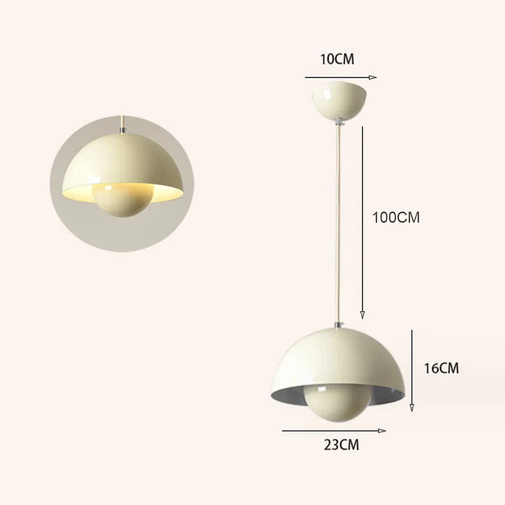 Modern Semicircular Pendant Light - Image 15