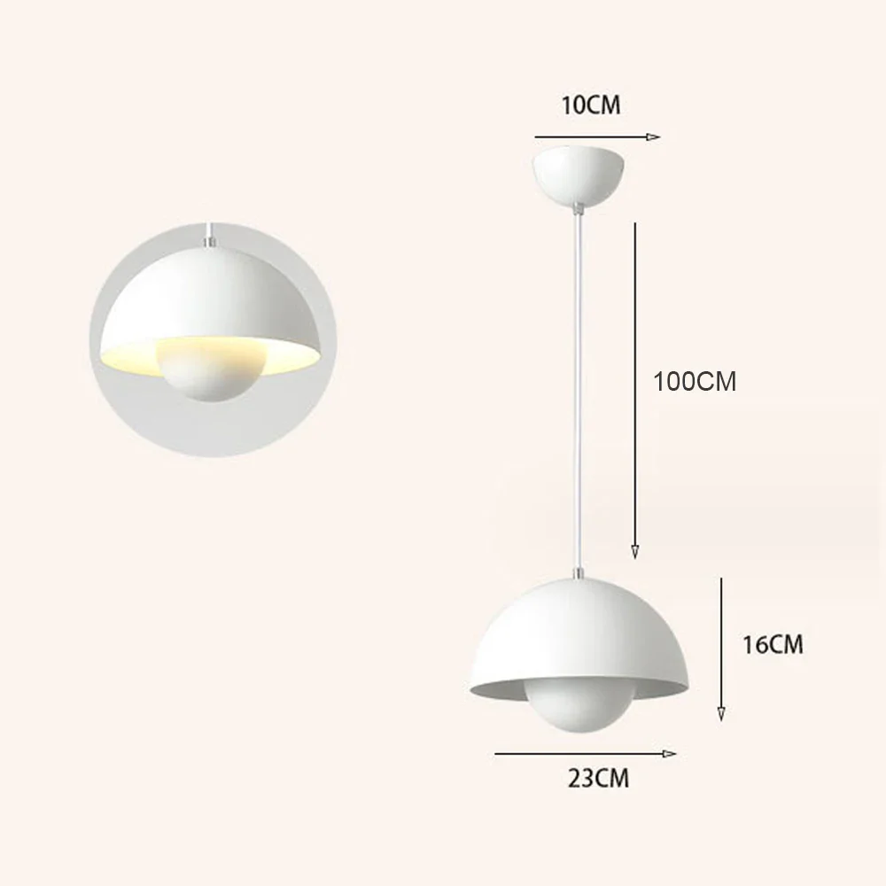 Modern Semicircular Pendant Light - Image 16