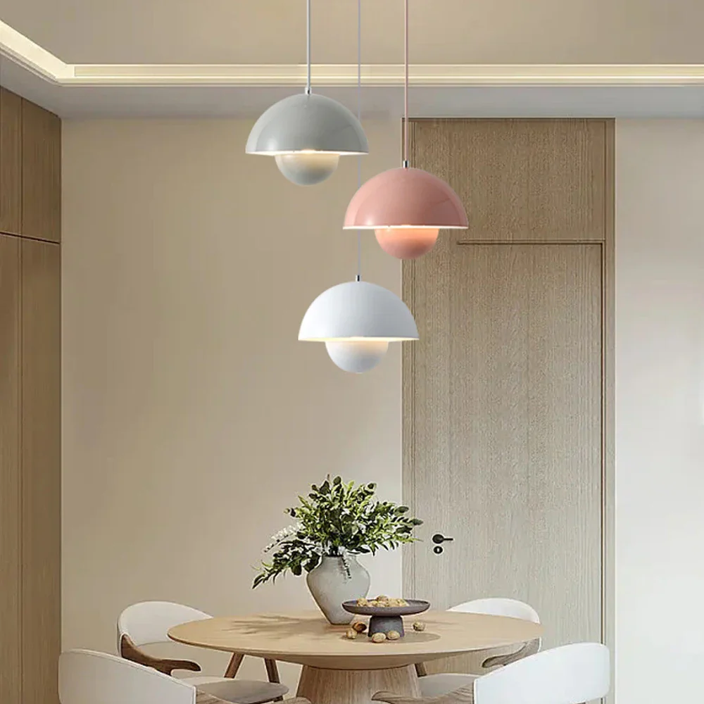 Modern Semicircular Pendant Light - Image 4