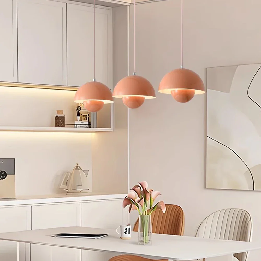 Modern Semicircular Pendant Light - Image 6