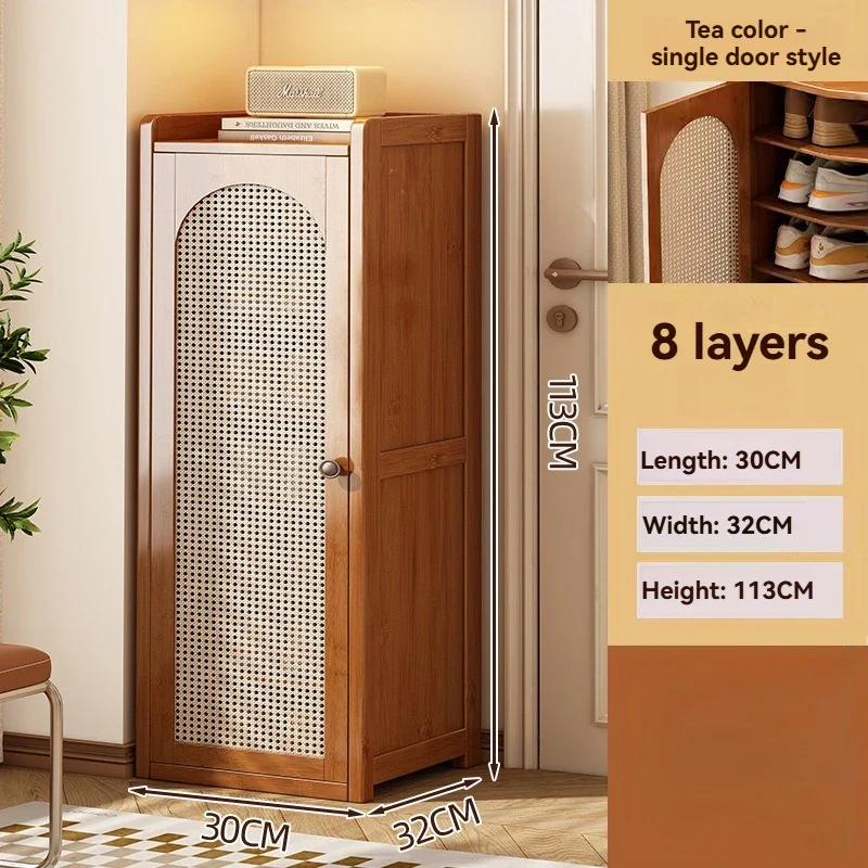 Multi-Layer Bamboo Shoe Cabinet - Image 10