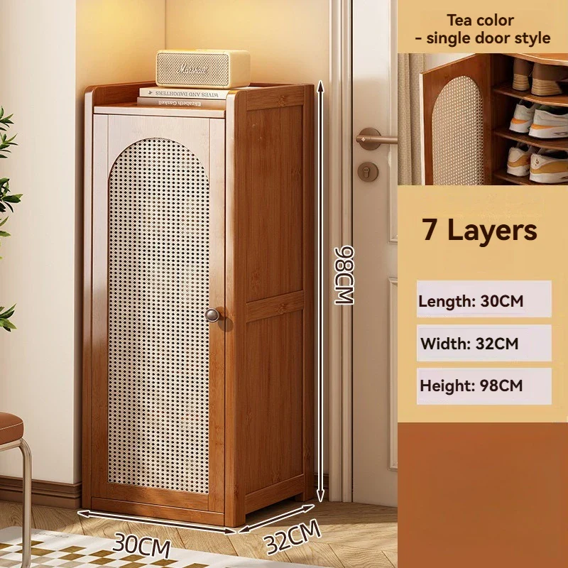 Multi-Layer Bamboo Shoe Cabinet - Image 11