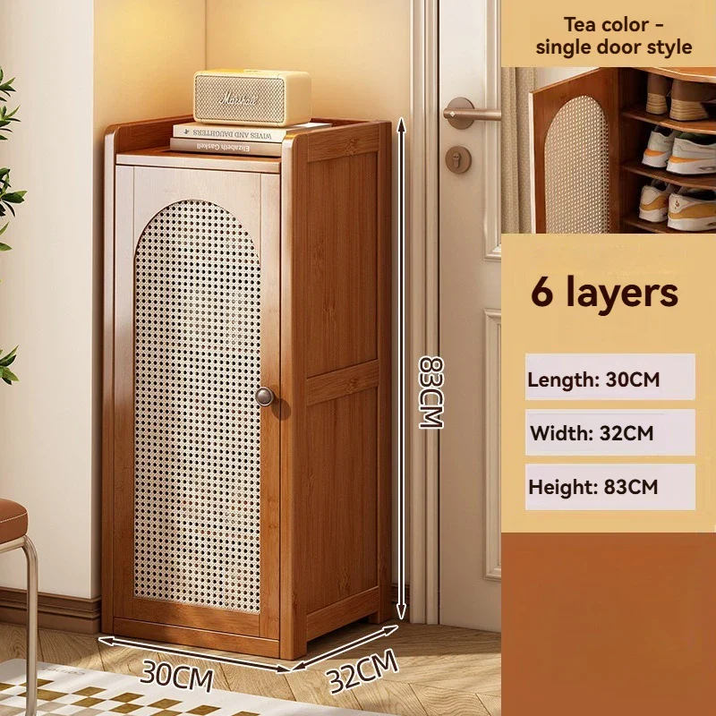 Multi-Layer Bamboo Shoe Cabinet - Image 12