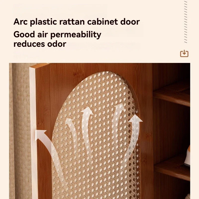 Multi-Layer Bamboo Shoe Cabinet - Image 3