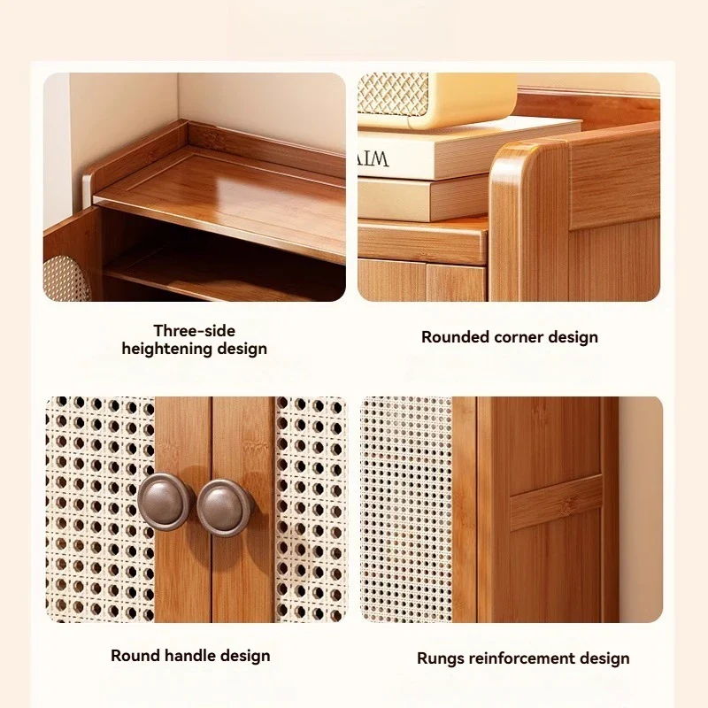 Multi-Layer Bamboo Shoe Cabinet - Image 6