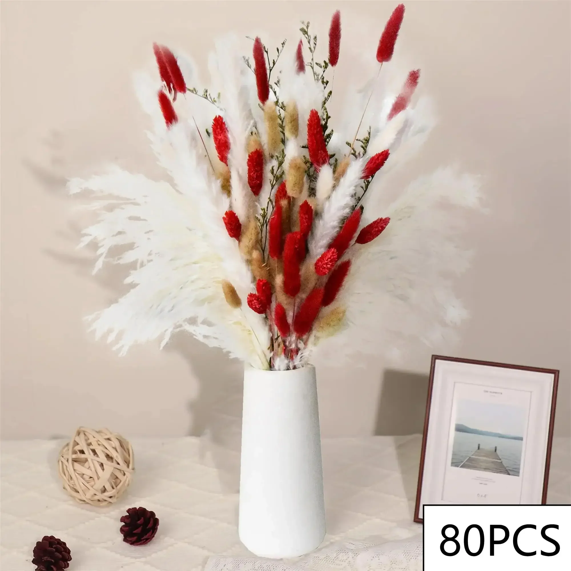 Natural Dried Pampas Bouquet - Image 3