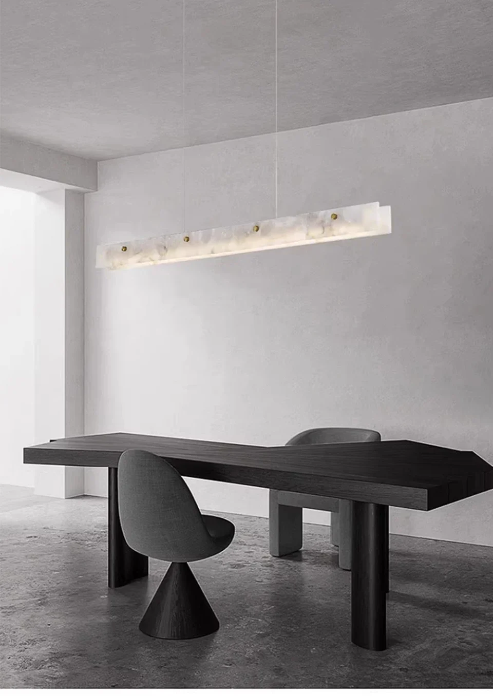 Natural Marble Linear Pendant Light - Image 8