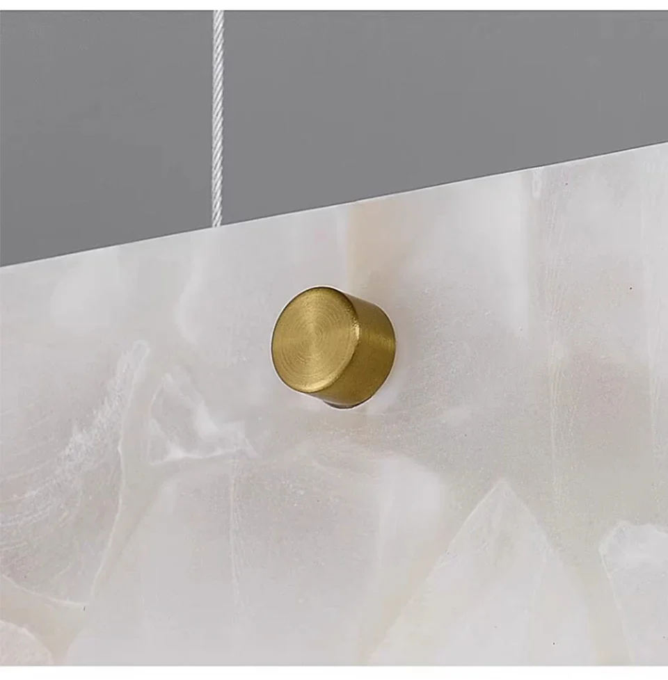 Natural Marble Linear Pendant Light - Image 9