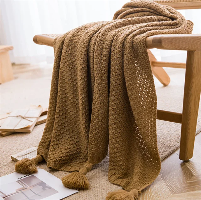 Nordic Chunky Knit Throw Blanket - Image 10