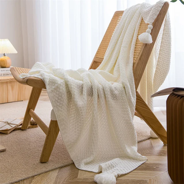 Nordic Chunky Knit Throw Blanket - Image 11