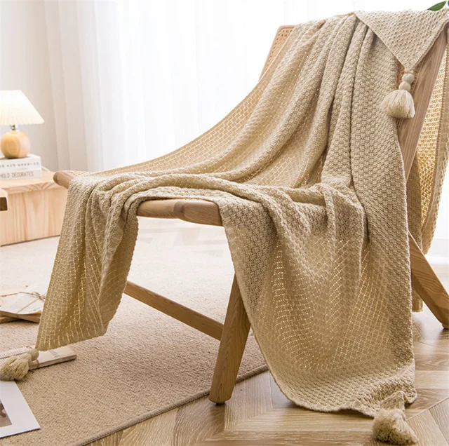 Nordic Chunky Knit Throw Blanket - Image 7
