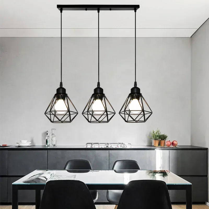 Nordic Single Head Iron Pendant Light - Image 3
