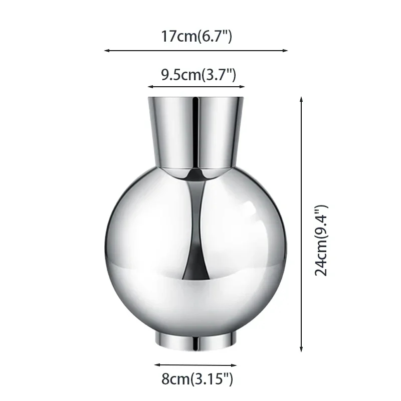 Nordic Stainless Steel Table Vase - Image 7
