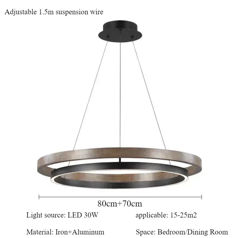 Round Nordic Chandelier - Image 8