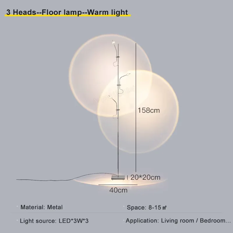 Sunset Glow Nordic Floor Lamp - Image 7